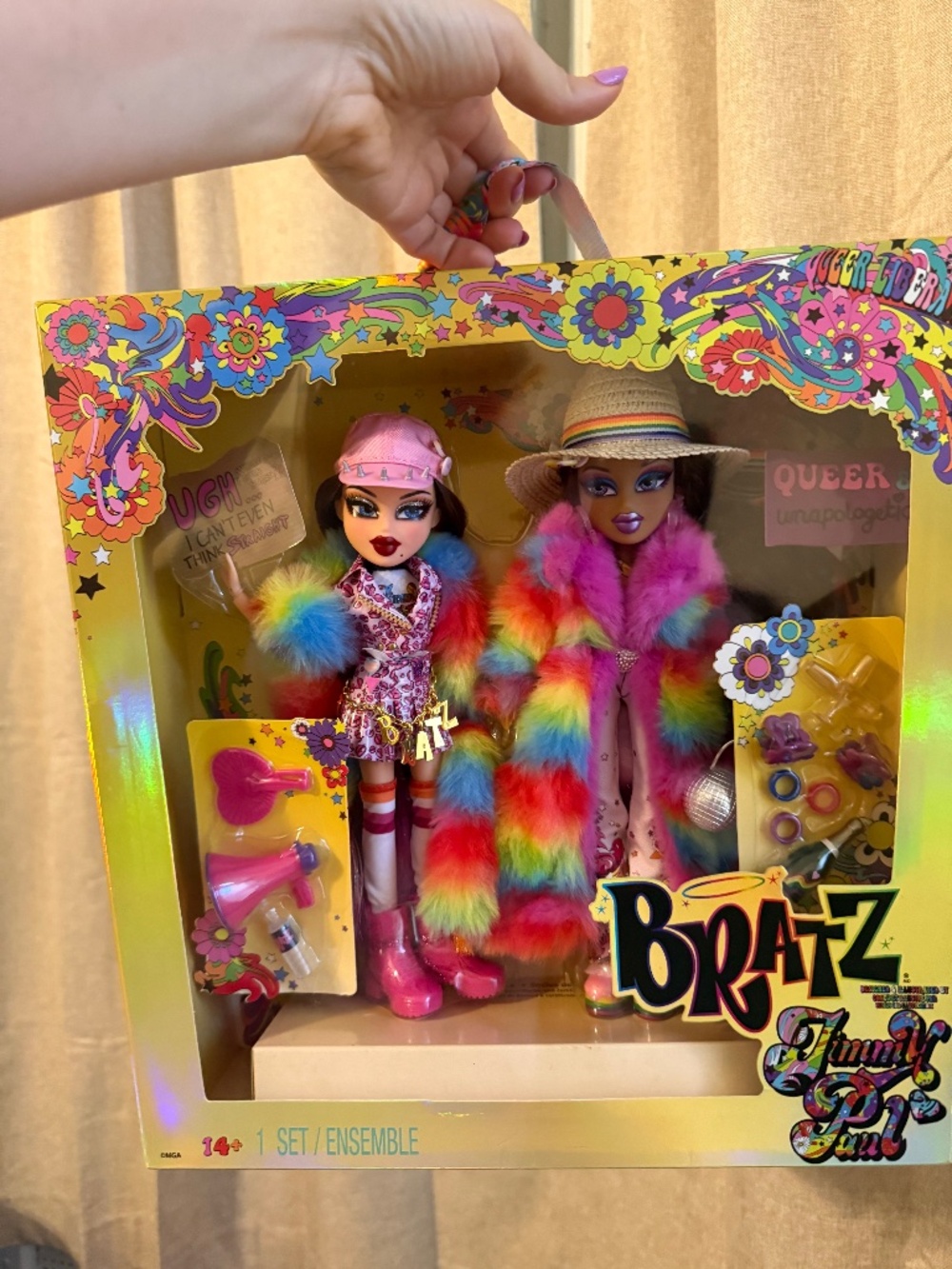 Bratz x Jimmy Paul Designer Pride Roxxi & Nevra Fashion Dolls NEW IN BOX